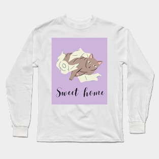 Cat sweet home Long Sleeve T-Shirt